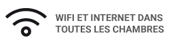 Wifi et Internet dans toutes les chambres