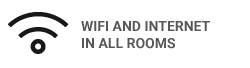 WIFI and Internet in all rooms
