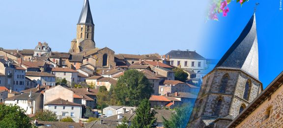 L'église de Rochechouart, à visiter proche de l'Hôtel de France